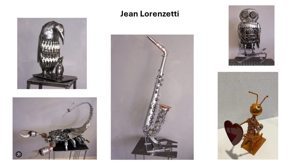 Œuvres métalliques de Jean Lorenzetti